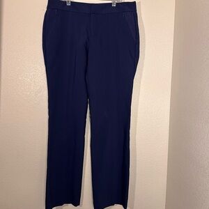 Calvin Klein Navy Blue Straight Leg Slacks size 8
